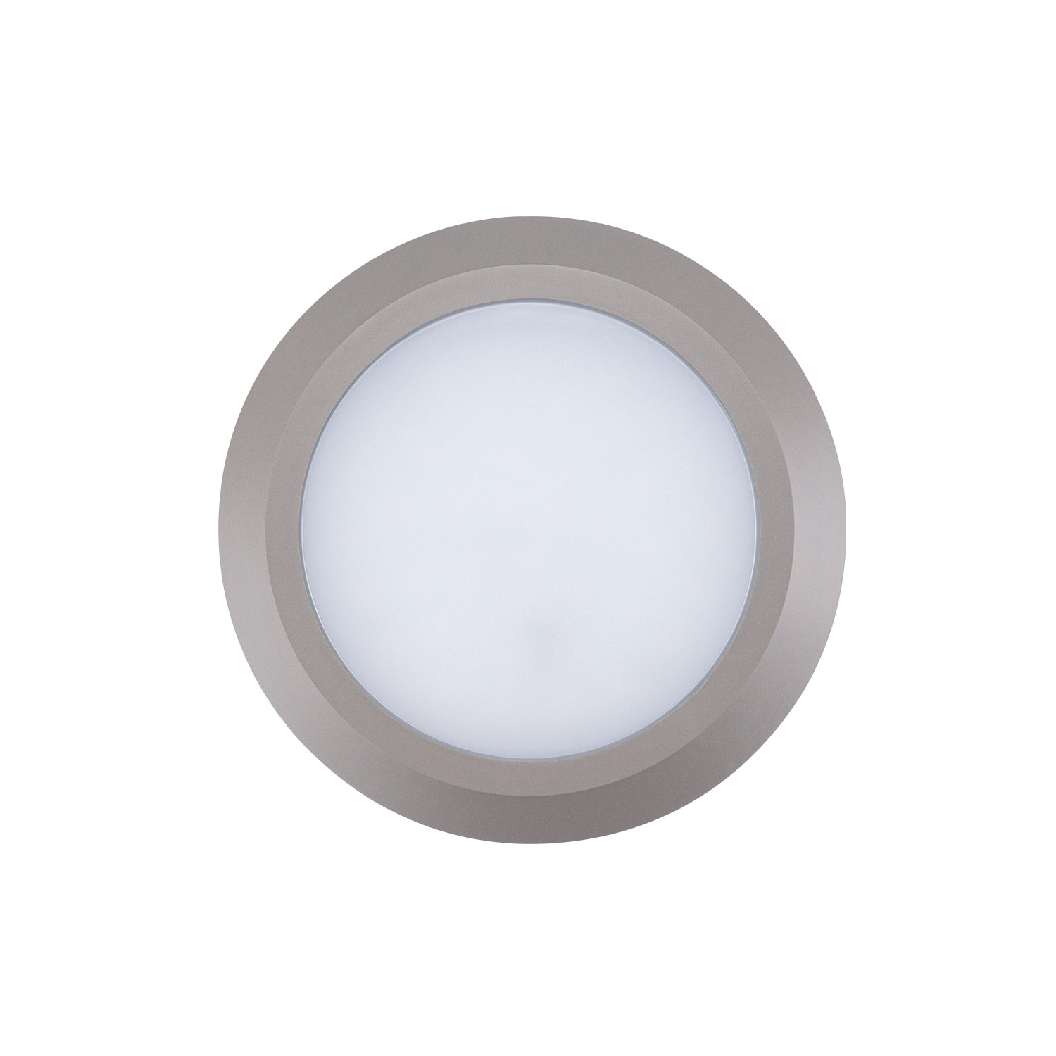 Baliza LED 3W 4000K superficie circular gris IP65 ø147*27mm