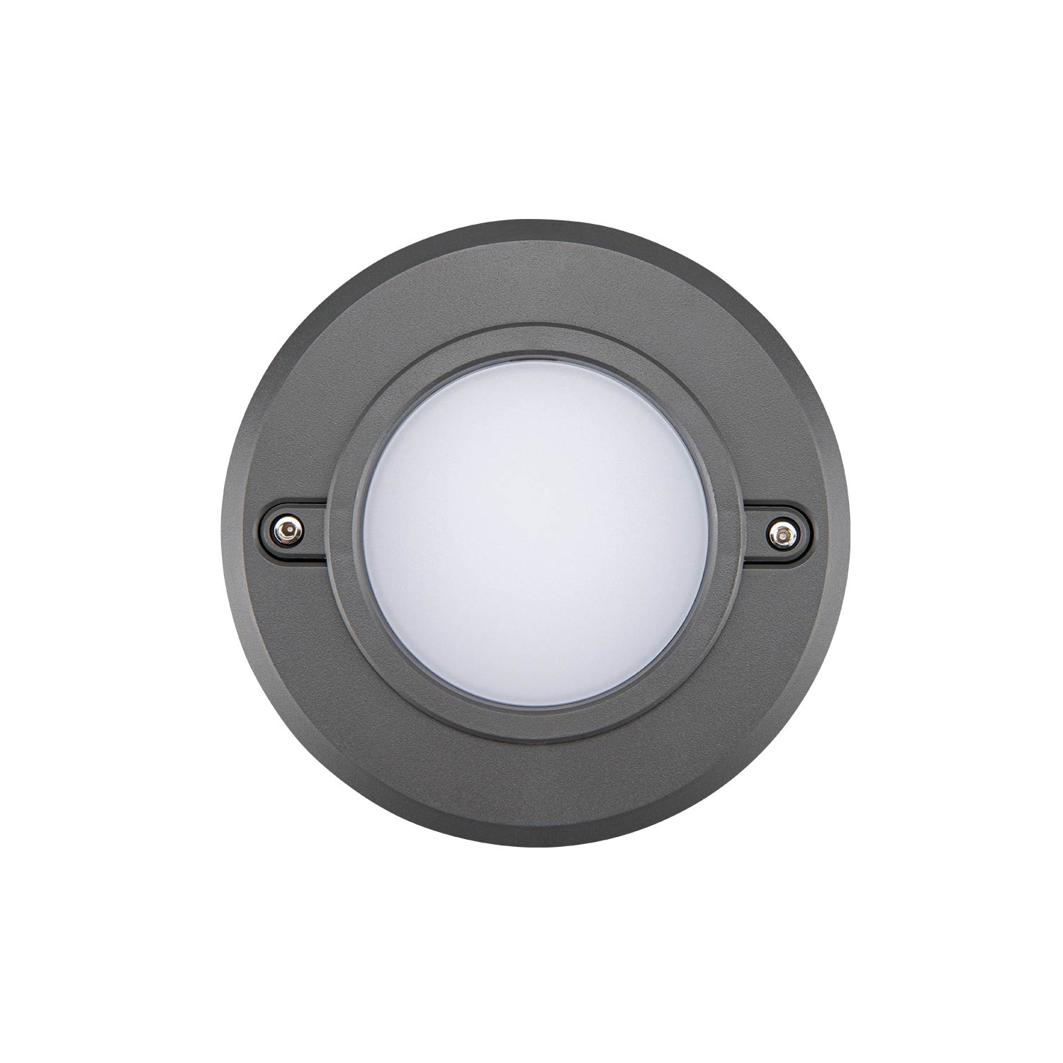 Baliza LED 3.8W circular 4000K gris exterior IP65 ø143*40mm
