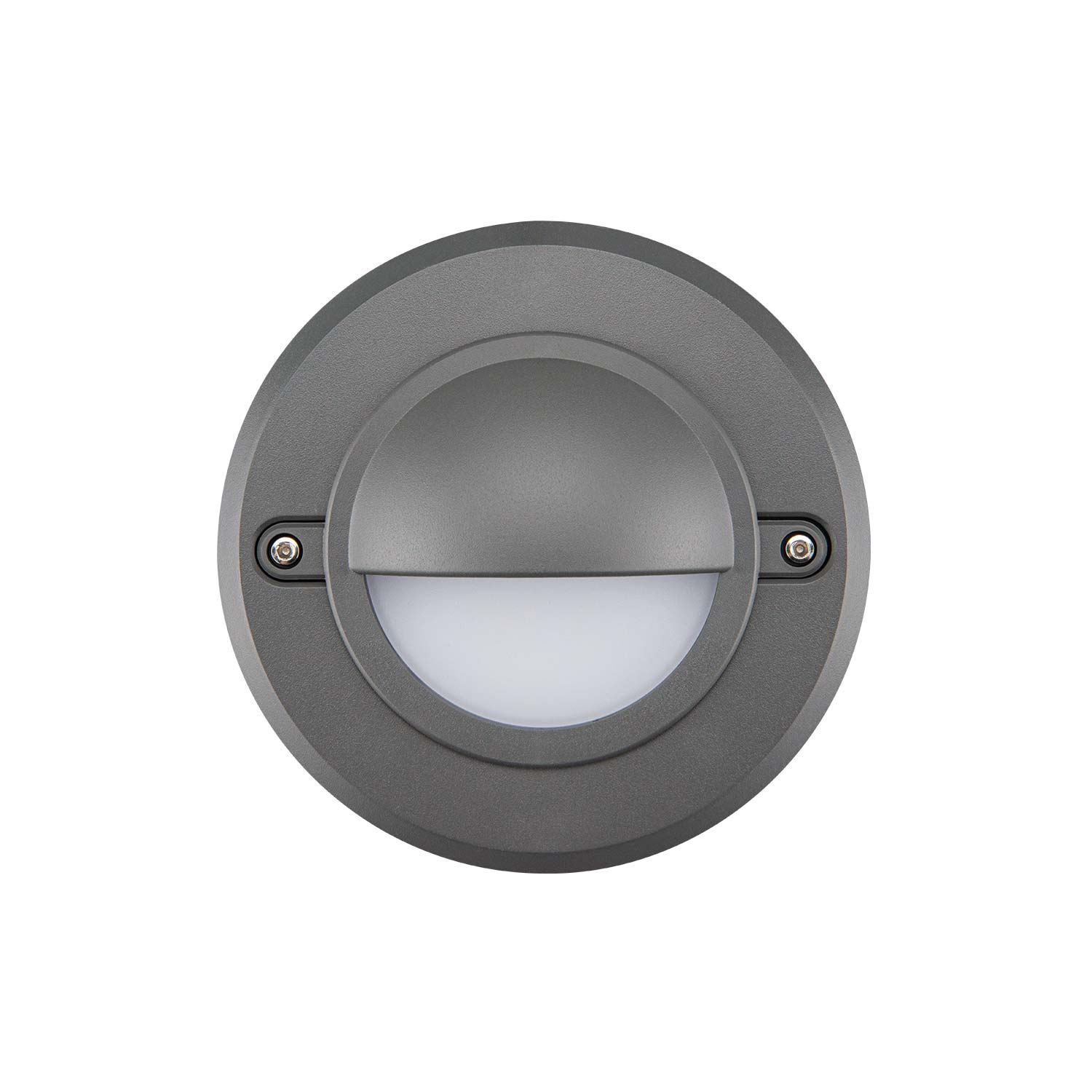 Baliza LED 3.8W circular 4000K gris exterior IP65 ø143*50mm