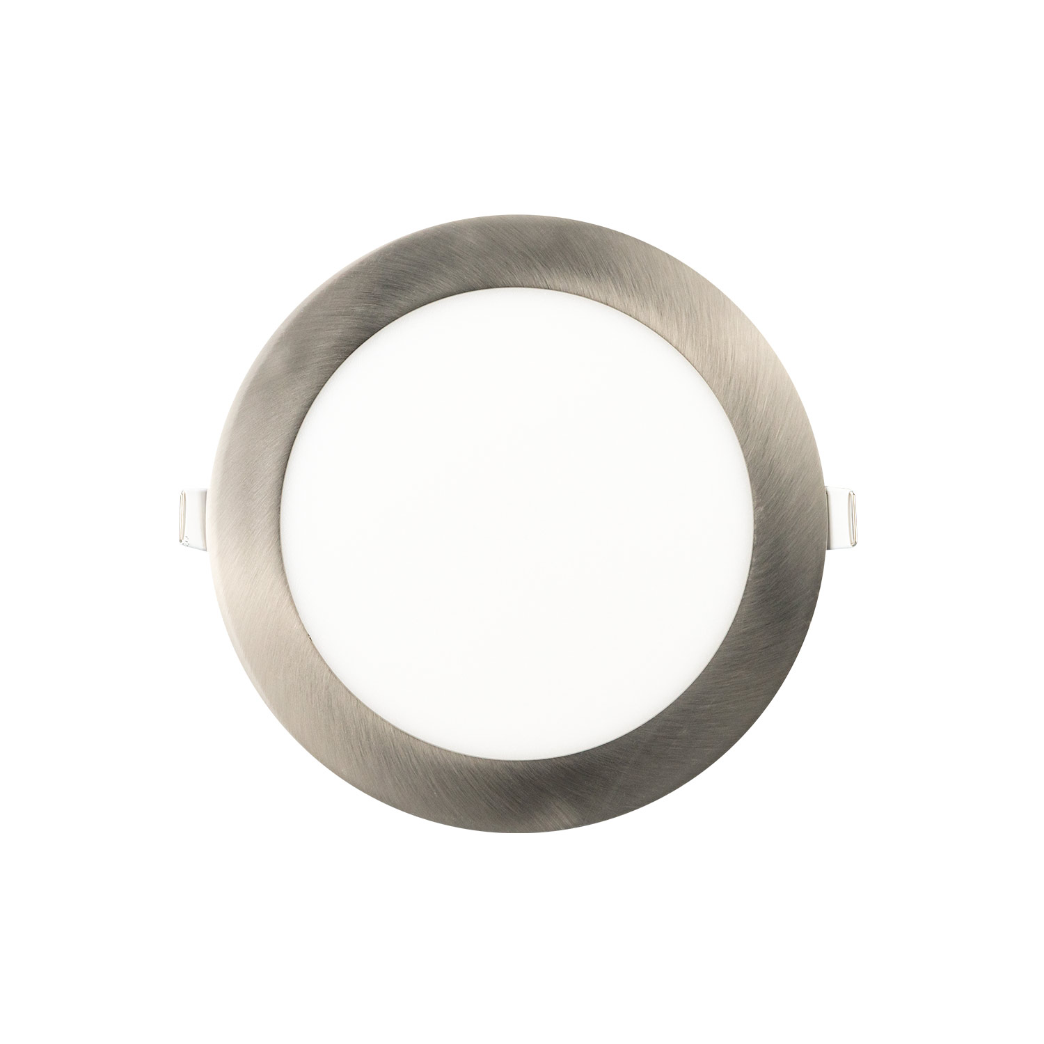 Placa LED 18W circular slim AERO ROUND níquel ø205mm