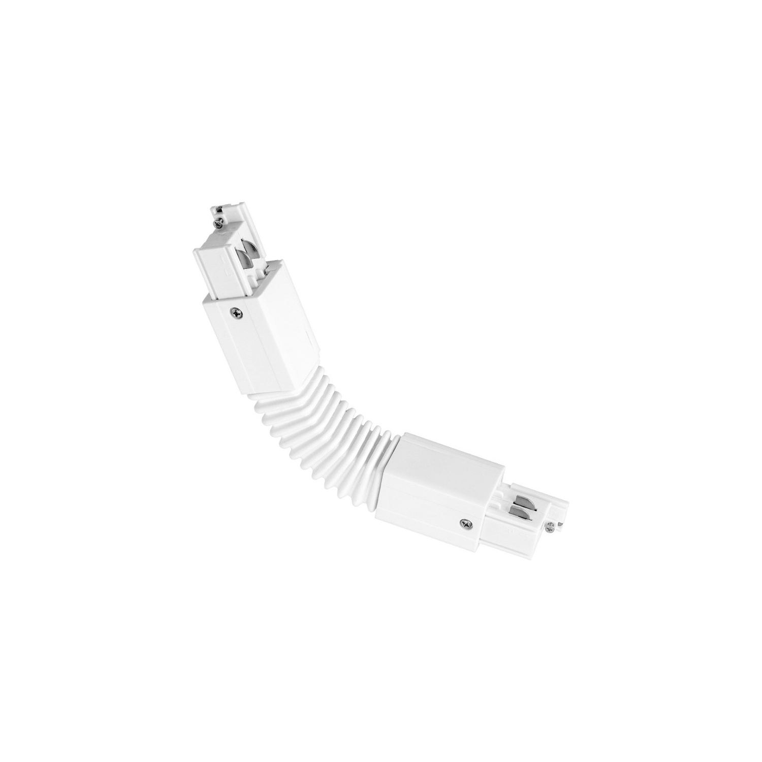 Conector para carril trifasico blanco flexible