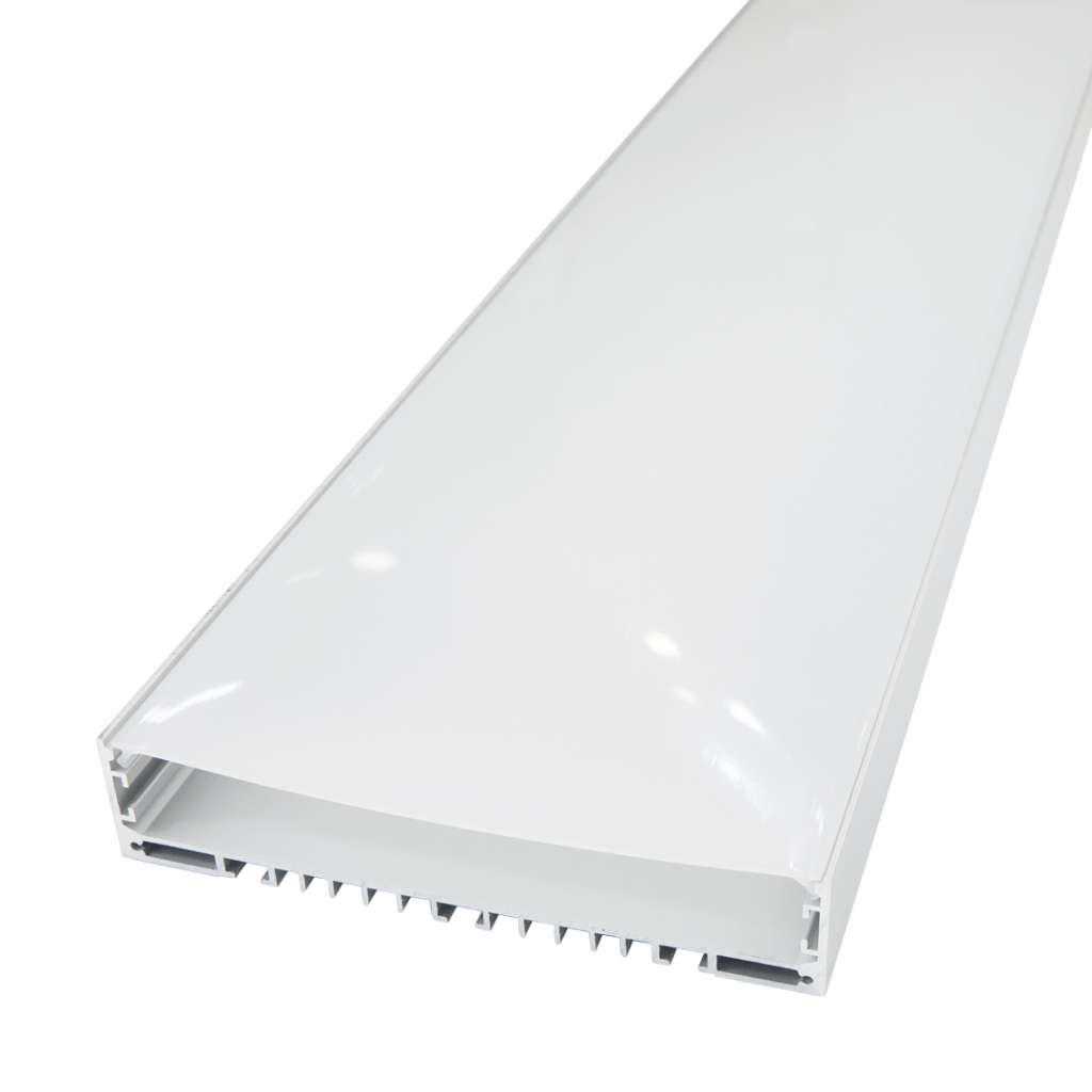 Perfil LED 2 metros de superficie con opción colgante de 151,76 mm x 32 mm