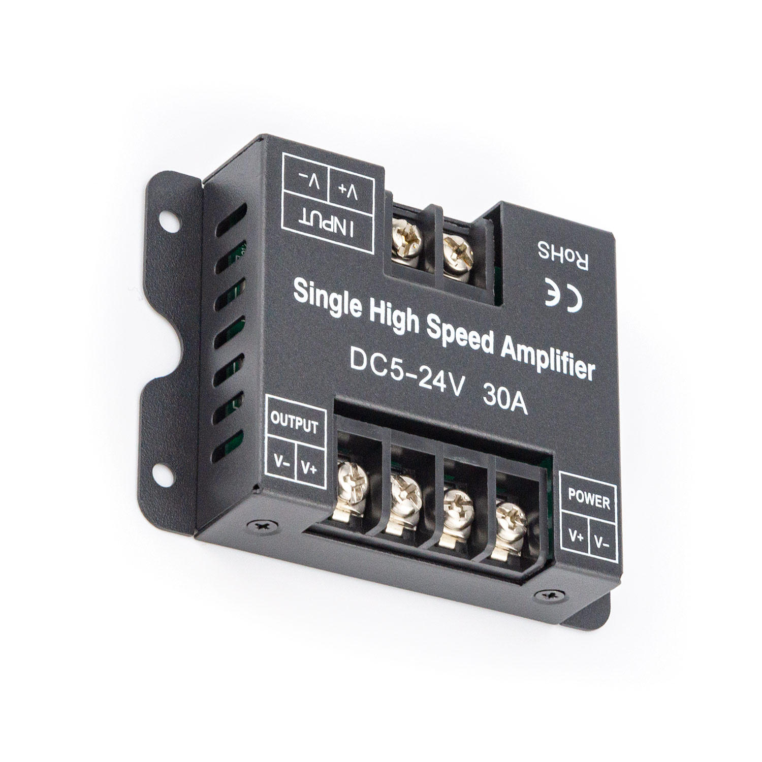 Amplificador para tira LED monocolor 1 canal 5V:150W 12V:360W 24V:720W