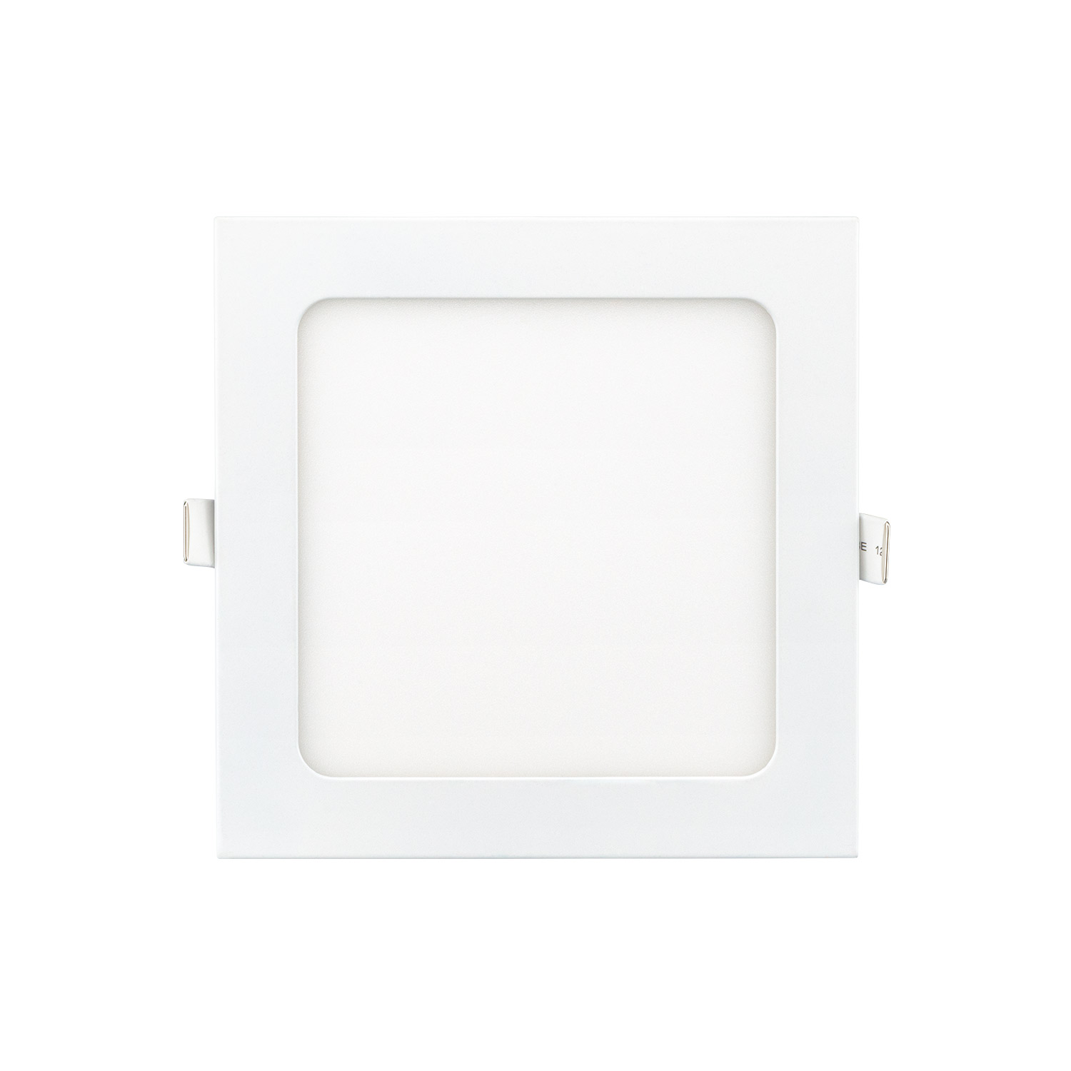 Placa LED 12W cuadrado slim empotrable SEL blanco 155*155mm