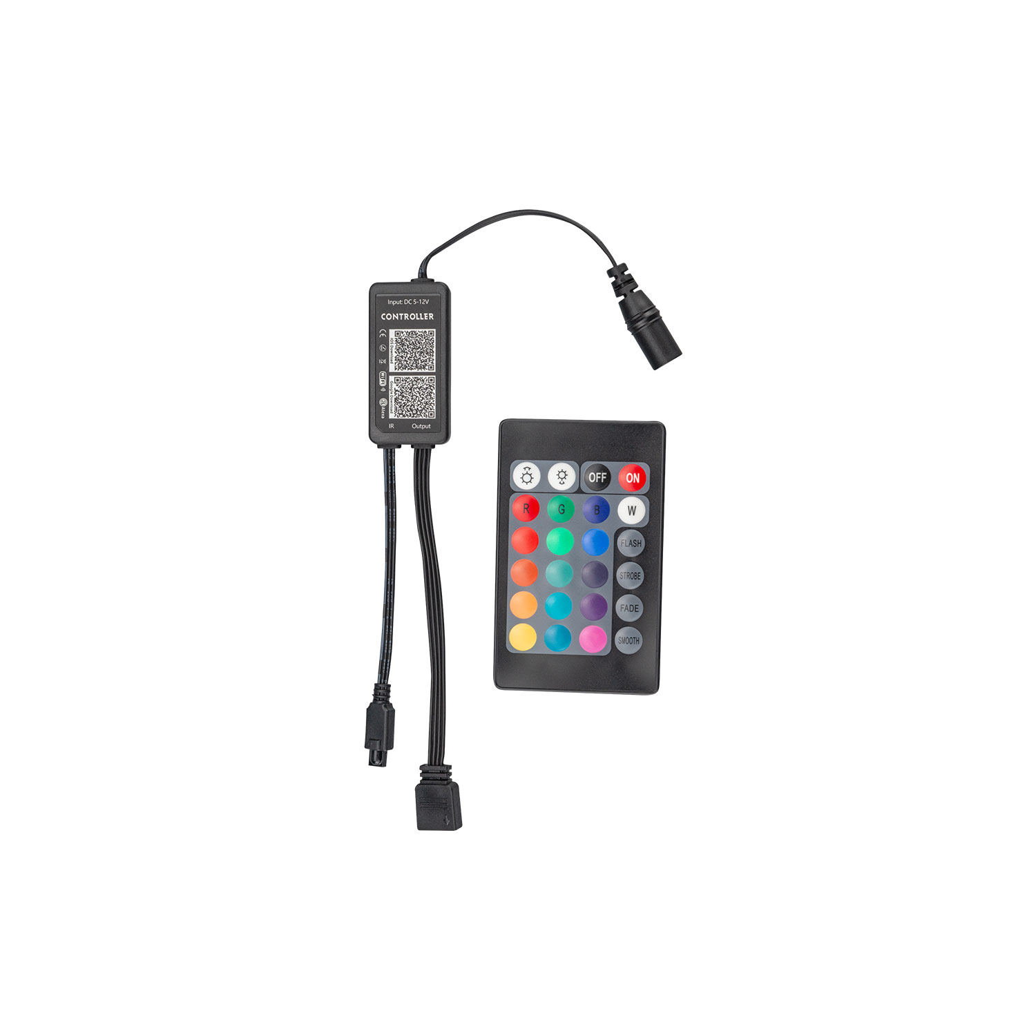 Controlador wifi RGB para tira LED DC5V:30W DC12V:72W DC24V:144W