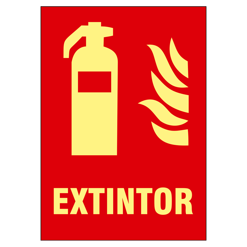 Cartel señalización de equipos de protección contra incendios 210x290mm