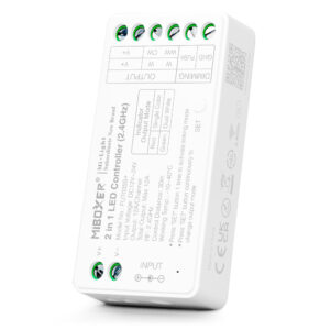 Controlador Wifi 2.4G 3en1 para tira RGB / RGBW / RGB+CCT 12/24V DC MiBoxer FUT037W