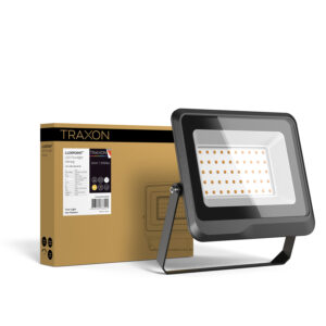 TRAXON LUXPOINT® Proyector LED 50W exterior aluminio negro
